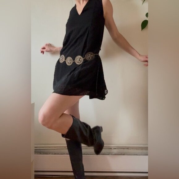 BCBG Generation Little Black Dress – Sleeveless Textured Mini (S) - Picture 1 of 6